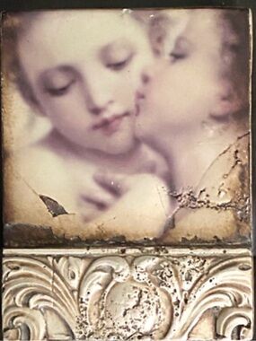 Sid Dickens T-178 The Kiss Retired Memory Block